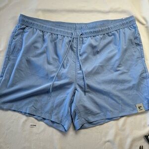 George Blue Swim Trunks with Elastic Waistband